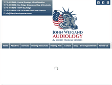 Tablet Screenshot of libertyhearingcenters.com